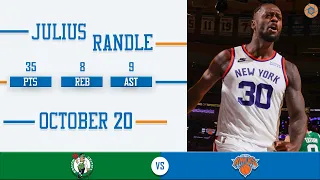 Julius Randle's Full Game Highlights: 35 PTS, 8 REB, 9 AST vs Celtics | 2021-2022 NBA Season | 10/20