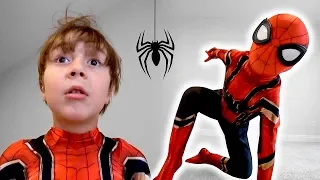 MARCOS SE TRANSFORMA NO HOMEM-ARANHA - Brancoala Spiderman