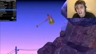 Sweaty Speedrunner Playing Getting Over It (Earrape Warning)