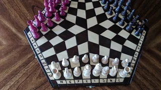 How to setup and play three man chess