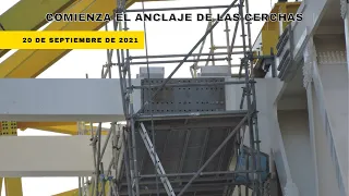 🚧 YA ESTAN ANCLANDO LAS CERCHAS | OBRAS 20 DE SEPTIEMBRE DE 2021 ESTADIO SANTIAGO BERNABEU 🚧