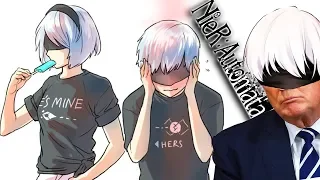 9S WANTS TO **** 2B! - Nier Automata Funny Moments Part 20