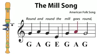 Recorder Song #4: The Mill Song