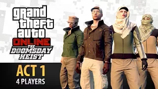 GTA Online: Doomsday Heist Act #1 with 4 Players (Elite & Criminal Mastermind IV)