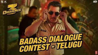 Dabangg3: Badass Dialogue Contest - Telugu | Salman Khan | Prabhu Deva | 20th Dec'19