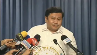 Sen. Jinggoy, pinalagan ang akusasyong si ex-pres. Erap nangako sa China na alisin ang BRP sa WPS