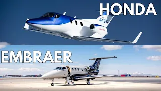 Honda HA 420 HondaJet and the Embraer Phenom 100EV (Private Jets Review)