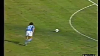 Maradona (Napoli) - 22/11/1987 - Napoli 3x1 Torino - 1 gol