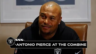 Antonio Pierce Is Looking for Draft Prospects Who Are Up to the Challenge | Raiders | NFL