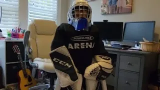 How to put on youth goalie gear