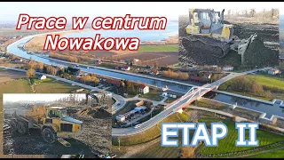 ETAP II Przekopu Mierzei Wiślanej Prace ziemne w Centrum Nowakowa - Przelot od strony Południowej