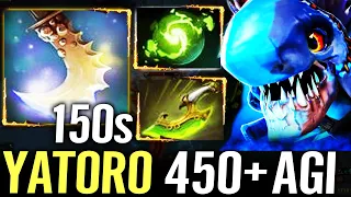 🔥 450+ AGI YATORO SLARK Refresher — Radiance + Swift Blink 100% Unstoppable Monster Dota 2 Pro