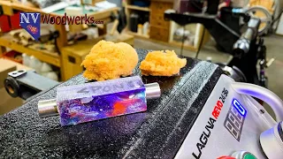 🔴Replay: Woodturning a resin and sponge pen blank | Episode 37