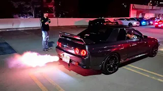 This R32 GTR Thought He Was Loud…Till the Mustangs Showed Up