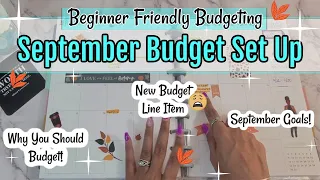 September 2022 Budget Set Up | How To Zero Base Budget | Budget For Beginners | Dave Ramsey Inspired