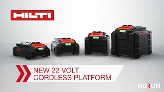 Hilti Announces Nuron - All-New 22 Volt Cordless Power Tool Platform
