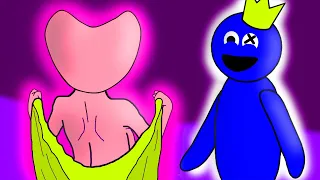 Kissy Missy x Blue in bathroom || Rainbow Friends Animations