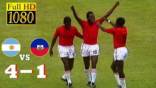 Argentina 4-1 Haiti World Cup 1974 | Full highlight - 1080p HD | Mario Kempes-Emmanuel Sanon