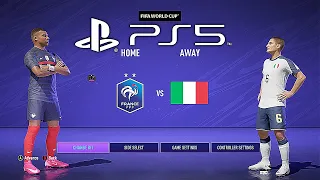 FIFA 21 PS5 FRANCE - ITALY | MOD Ultimate Difficulty Career Mode HDR Next Gen