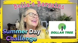 Summer Days Challenge, 100% Dollar Tree Supplies, EASY CRAFTS
