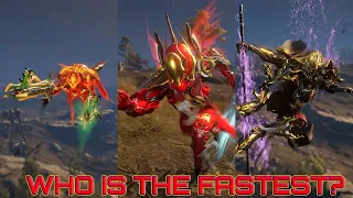 Who is TRULY the fastest WarFrame? | WarFrame gameplay