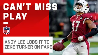 Punter Andy Lee Lobs 26-Yd Pass to Turner on the Fake!