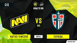 Natus Vincere vs Espada [Map 2, Nuke] BO3 | ESL One: Road to Rio