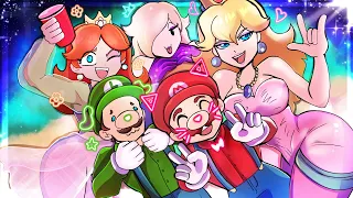 Mario & Luigi's Party With Peach & Daisy! (Mario Comic Dub)