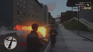 GTA 3 Definitive Edition Flamethrower Gameplay (PS5)