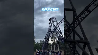STORM rollercoaster at Tusenfryd is wild #shorts #storm #wild #awesome