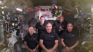 Space Station crew's Happy Holidays message is one of resilience