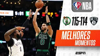 NBA PLAYOFFS: TATUM FAZ 'MÁGICA', OFUSCA SHOW DE IRVING, E CELTICS DERROTAM NETS NO JOGO 1