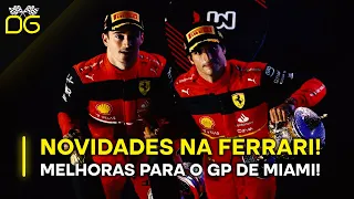 F1 2022 - FERRARI COM NOVIDADES EM MIAMI E ELOGIOS AO TRAÇADO DE MIAMI | NOTÍCIAS FÓRMULA 1 2022