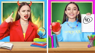 Good Teacher vs Bad Teacher | E-Girl vs Soft Girl in One Class
