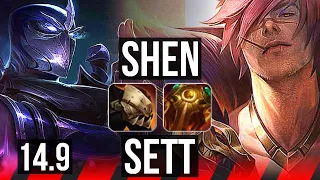 SHEN vs SETT (TOP) | 6/1/5, 1500+ games | EUW Master | 14.9
