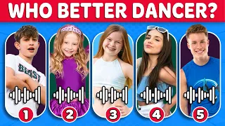 Who Dance Better ? |  Salish Matter, Nidal Wonder, Like Nastya, Gavin Magnus, NinjaKid TV
