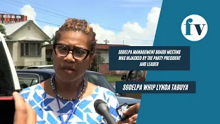 SODELPA management board meeting was hijacked by the Party President and Leader - Tabuya