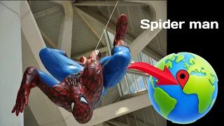 Spider man funny statue #googlemap #googleearth