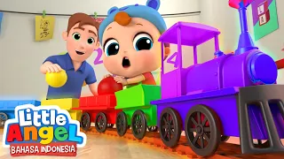 Ayo Main Tebak Warna Yuk! 🚂 Lagu Anak Warna | Little Angel Bahasa Indonesia