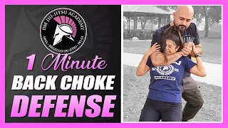 Choke From Behind Defense - DM Jiu Jitsu
