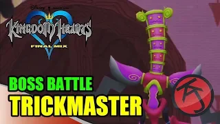 Kingdom Hearts Final Mix - BOSS BATTLE: SORA VS TRICKMASTER