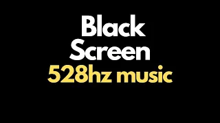 528hz black screen sleep music⎮healing sleep meditation music