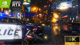 GTA 5 But cyberpunk 2077 4K [ Quadra V-Tech ] Chaos & Chasing Gameplay on RTX 3080 Ultra Settings