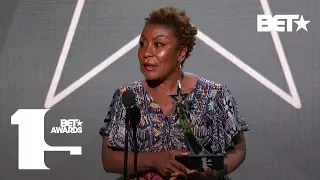 Burna Boy's Mom Accepts His Award For Best International Act Win! | BET Awards 2019