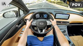 2021 HYUNDAI SANTA FE (FWD 2.2L - 202HP) REMOTE PARKING ASSIST & CITY DRIVE | 4K POV TEST DRIVE