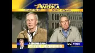 GMA Tom Brokaw & Dan Rather on ABC News anchor Peter Jennings Death - 080805