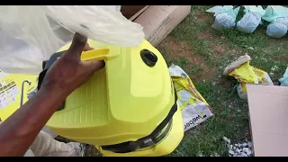 Karcher WD4 Multi Purpose Wet Dry Vacuum Cleaner unboxing