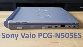 The 19 years old laptop - Sony Vaio PCG-N505ES