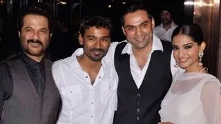 Kangana Ranaut, Sonam, Dhanush, Abhay Deol @ Raanjhanaa Sucess party