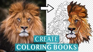 Create Unlimited KDP Coloring Book Images Using FREE Photographs